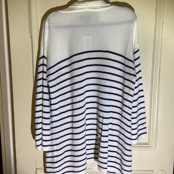 Roots Striped Open Cardigan NWT - Picture 3 of 4